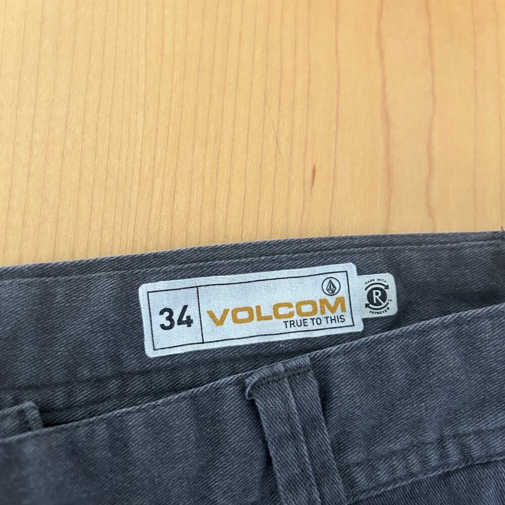 Volcom Dark Gray Chinos 34 x 32